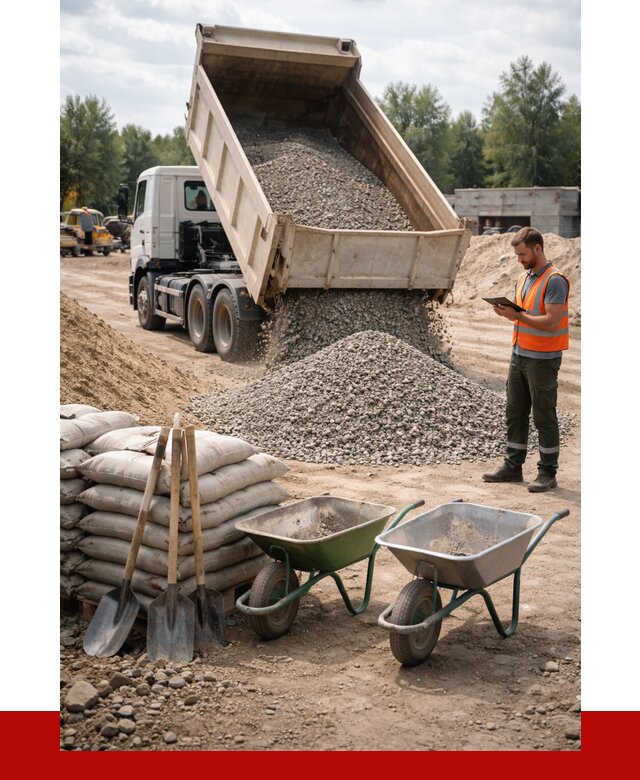 Доставка нерудных материалов в Колпино от 1238 руб. | ПРОНЕРУДКлп