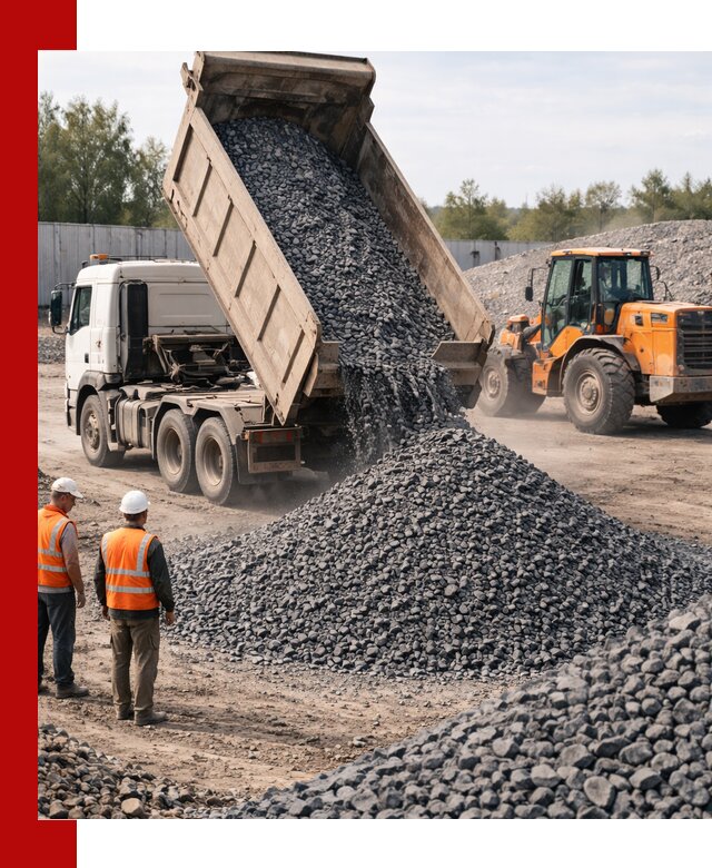 Доставка и продажа щебня габбро-диабаза в Колпино