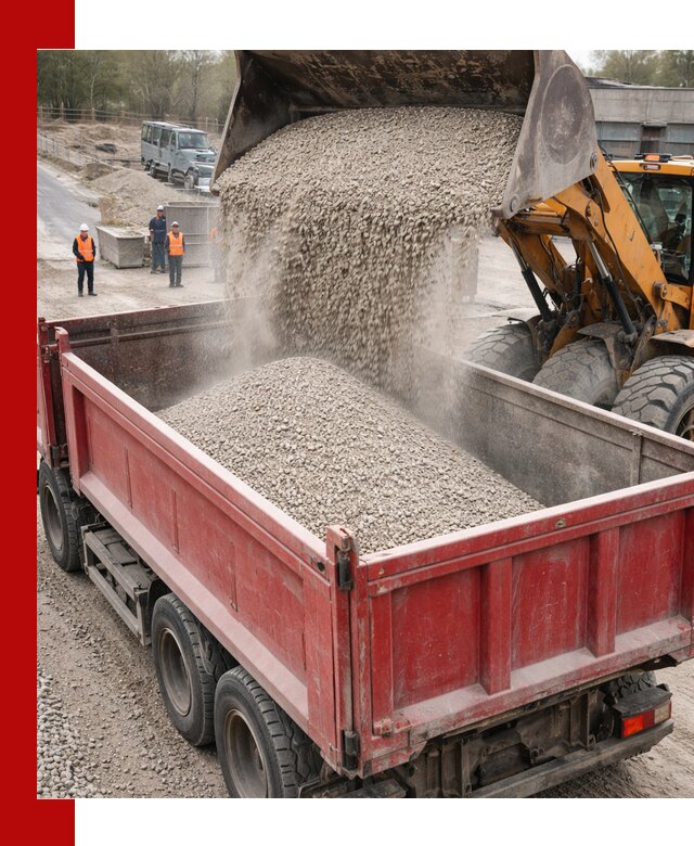 Купить известняковый щебень фракции 0-5 с доставкой в Колпино