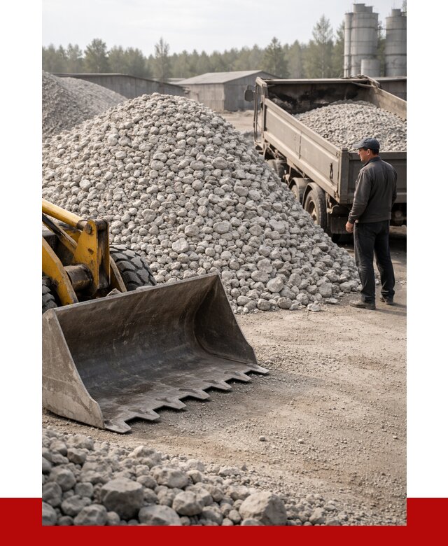 Известняковый щебень фракция 40-70 в Колпино от 4332 р. | ПРОНЕРУДКлп