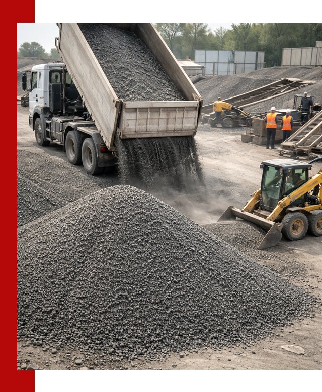 Вторичный щебень фракция 0–5 с доставкой в Колпино