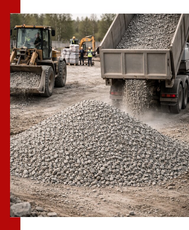 Вторичный щебень фракции 5-20 в Колпино — доставка и продажа крупнотоннажно