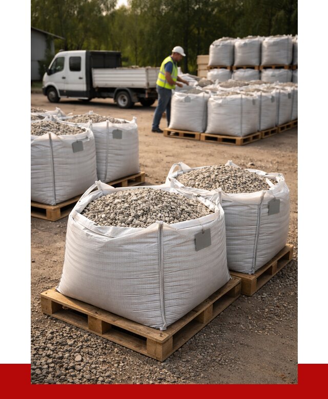 Щебень в мешках с доставкой в Колпино от 4332 р. | ПРОНЕРУДКлп