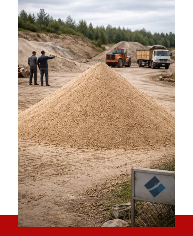 Карьерный песок навалом в Колпино от 1857 р. | ПРОНЕРУДКлп