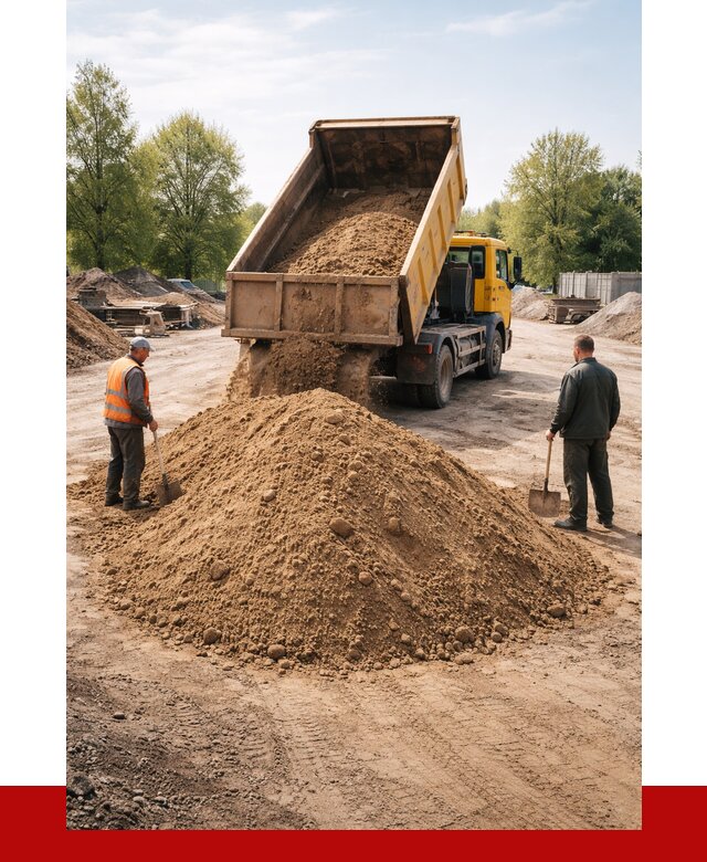 Пескогрунт в Колпино от 4332 р. с доставкой от ПРОНЕРУДКлп