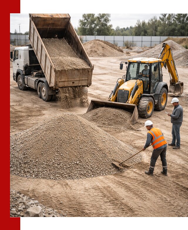 Поставка и доставка ПГС С4 в мешках и самосвалах в Колпино