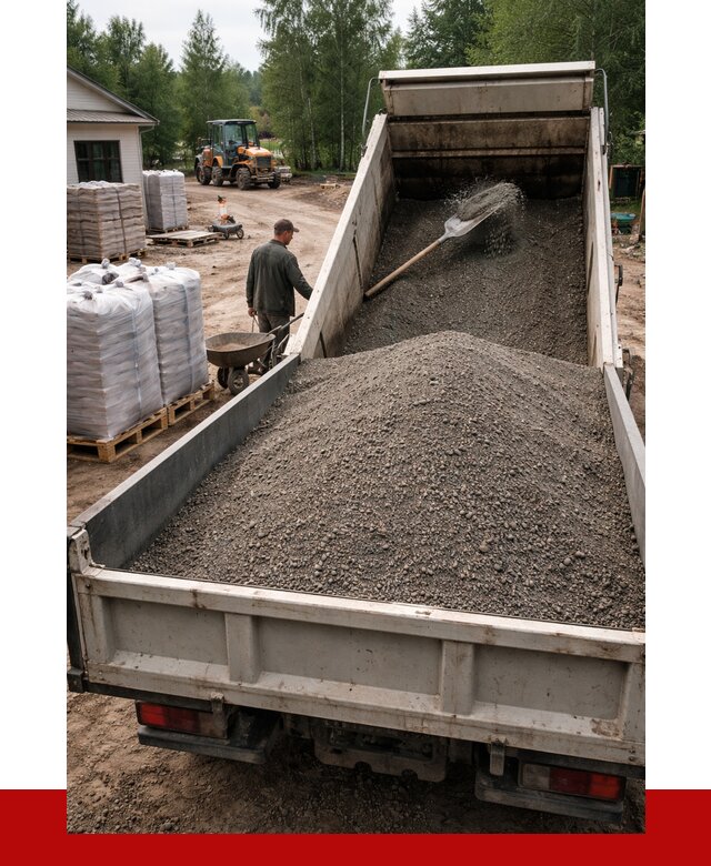 ЩПС с доставкой в Колпино от 2166 р. за куб | ПРОНЕРУДКлп