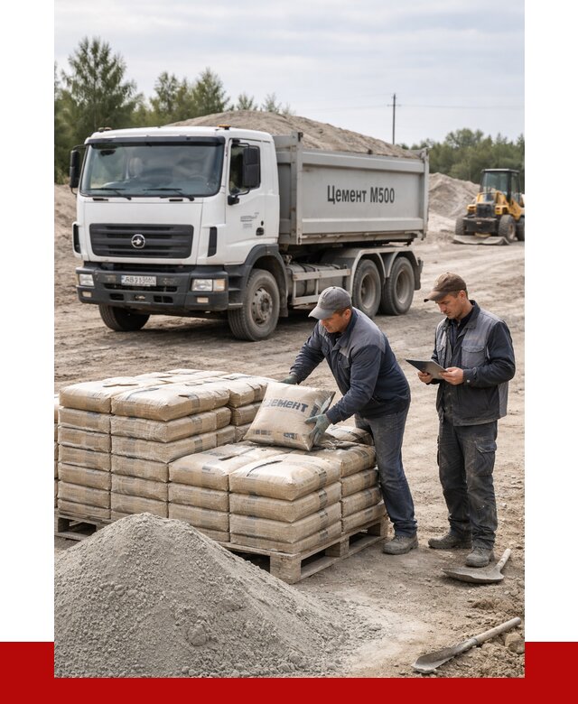 Купить цемент м500 с доставкой в Колпино от 5364 р. | ПРОНЕРУДКлп