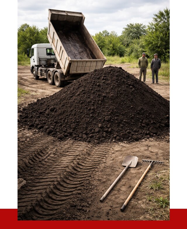 Купить чернозем навалом в Колпино от 1238 р. за куб | ПРОНЕРУДКлп