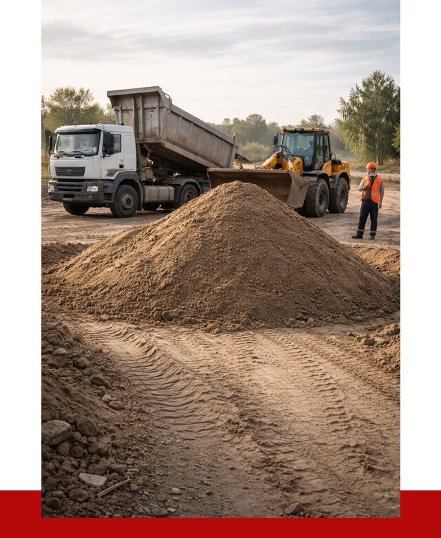 Купить песчаный грунт с доставкой в Колпино от 4332 р. | ПРОНЕРУДКлп