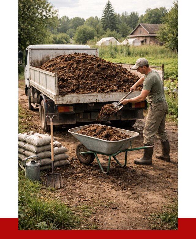 Купить коровий навоз с доставкой в Колпино от 1857 р. | ПРОНЕРУДКлп