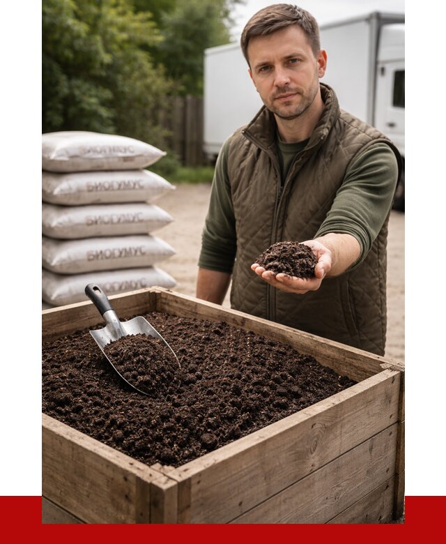 Купить биогумус в Колпино с доставкой от 8768 р. за куб | ПРОНЕРУДКлп